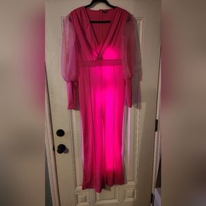 Ladies Pink Jumpsuit